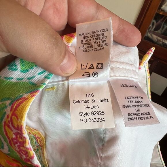 Lilly Pulitzer walsh shorts Pop goes the Lemur size 000 - Picture 5 of 6